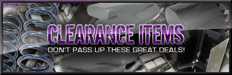 Great Deals on Clearance Parts